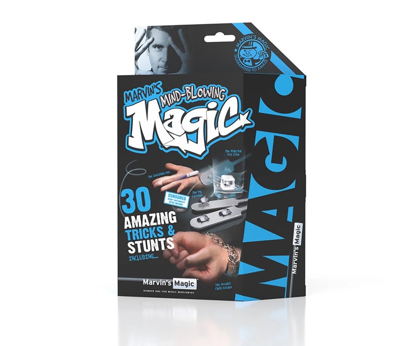 Marvins Magic Marvin’s Magic Mind-Blowing Magic Set (Blue) – Beginner Illusion Kit with QR Video Access | 8+ Years - Image 1